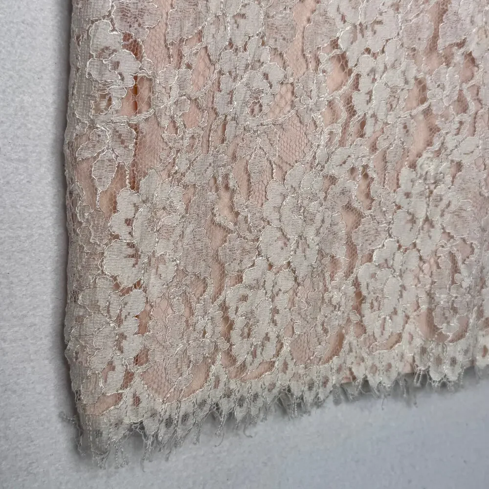 1980s Cachet Bari Protas Victorian Romantic Lace Peplum Suit Set USA Size 4
